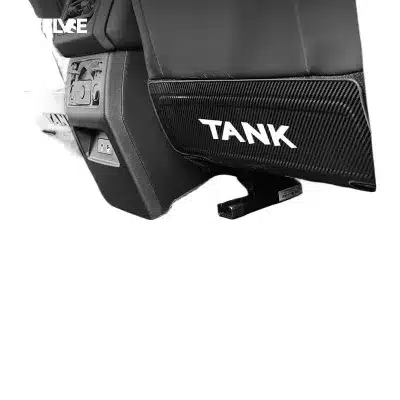 Applicable to tank 400Hi4T seat anti-kick pad stainless steel modified decoration rear anti-kick plate protective interior accessories Applicable to tank 400Hi4T seat anti-kick pad stainless steel modified decoration rear anti-kick plate protective interior accessories