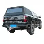 Pickup Truck Bed Cover Oxford Cloth with Transparent Side Windows and Mesh Screens