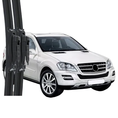 All-Weather Frameless Windshield Wiper Blades Silent Rubber Refills for Mercedes-Benz ML500 All-Weather Frameless Windshield Wiper Blades Silent Rubber Refills for Mercedes-Benz ML500