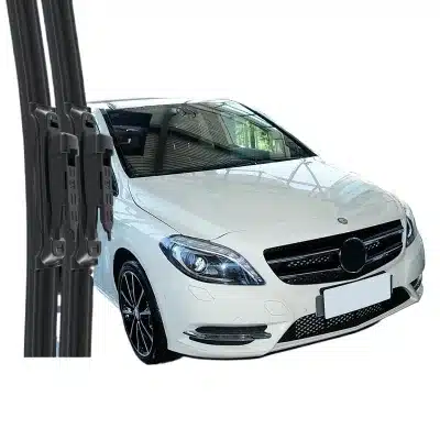 All-Weather Frameless Windshield Wiper Blades for Mercedes-Benz B260, Natural Rubber Single Multi-Adapter Wiper Set All-Weather Frameless Windshield Wiper Blades for Mercedes-Benz B260, Natural Rubber Single Multi-Adapter Wiper Set