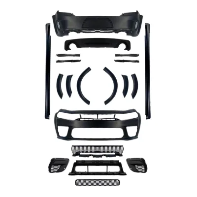 SRT Style Front and Rear Bumper Body Kit for Dodge Charger 2015-2023 SRT Style Front and Rear Bumper Body Kit for Dodge Charger 2015-2023