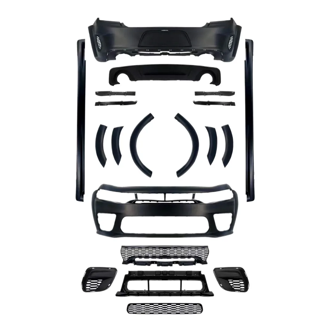 SRT Style Front and Rear Bumper Body Kit for Dodge Charger 2015-2023