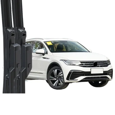 Soft Frameless Windshield Wiper Blades Dual Rubber Strip Front Window Replacement for Volkswagen Tiguan X Soft Frameless Windshield Wiper Blades Dual Rubber Strip Front Window Replacement for Volkswagen Tiguan X