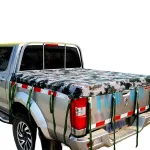 Pickup Truck Flat Canvas Tarpaulin Rain Cover Cargo Dustproof Fly Cover