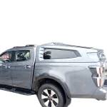 Pickup Truck Bed Cover Black Electrophoretic Stamped Sport Slanted Hardtop for Dmax