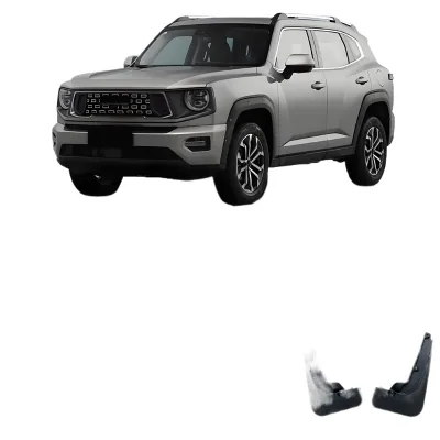 Soft Rubber Car Mud Flaps Rear and Front Splash Guards Support for Haval Dargo Generation II 2023-NOW Soft Rubber Car Mud Flaps Rear and Front Splash Guards Support for Haval Dargo Generation II 2023-NOW