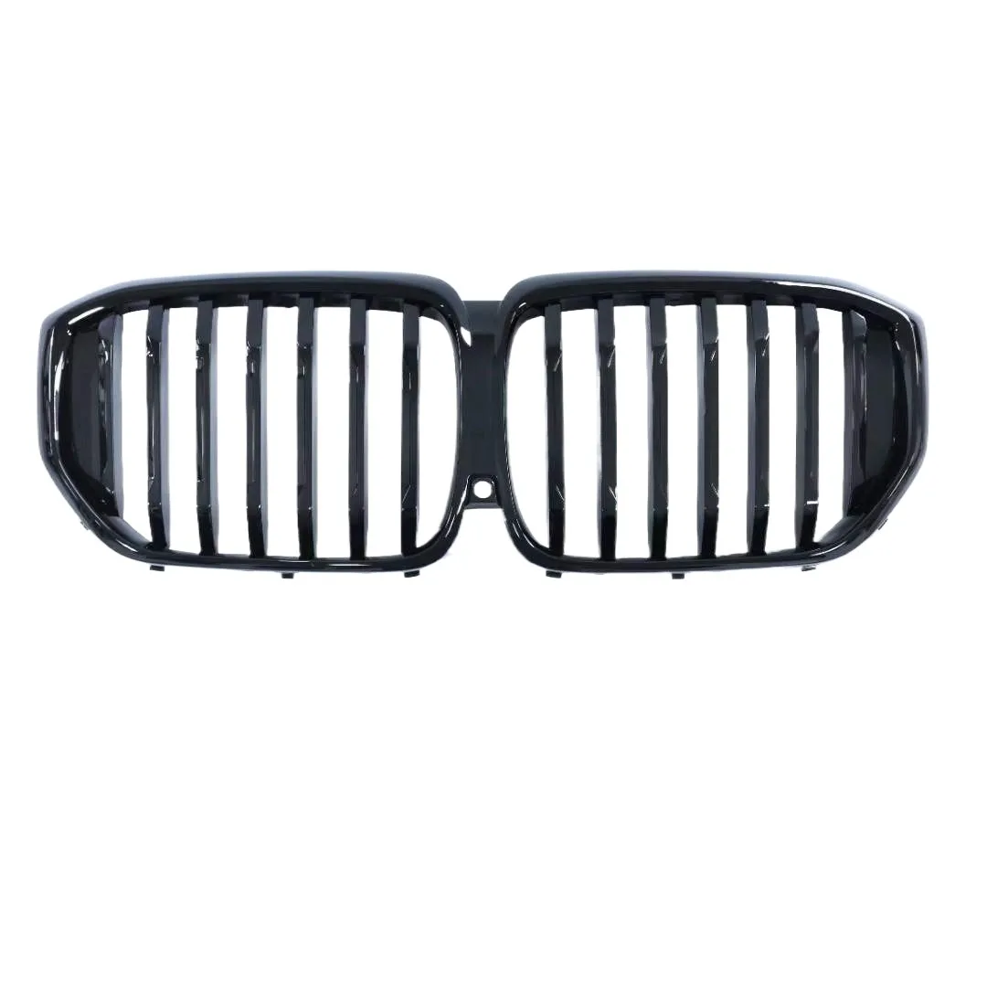 Front Kidney Grille Replacement for BMW X5 G05 LCI 2024 Dual Slat Front Bumper Mesh Gills