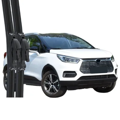 Frameless Windshield Wiper Blades for BYD Yuan EV Silent Natural Rubber Front Windscreen Wipers Frameless Windshield Wiper Blades for BYD Yuan EV Silent Natural Rubber Front Windscreen Wipers