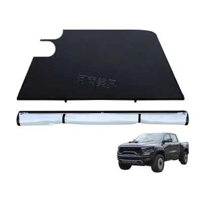 Soft Roll-Up Tonneau Cover for Ram 1500 Truck Bed Waterproof PVC Vinyl Rear Back Trunk Cover Soft Roll-Up Tonneau Cover for Ram 1500 Truck Bed Waterproof PVC Vinyl Rear Back Trunk Cover