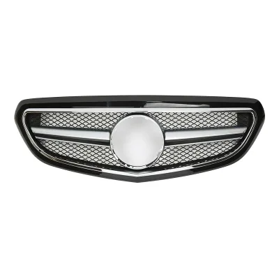 Front Bumper Grille AMG Style Twin Blade Grille for Mercedes-Benz E-Class W212 2014-2016 Front Bumper Grille AMG Style Twin Blade Grille for Mercedes-Benz E-Class W212 2014-2016