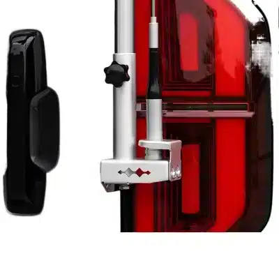 Applicable Equation Leopard 5 Tailgate Antenna Bracket Modification Anti-theft Radio Station Flagpole Bracket Base Off-road Exterior Parts Applicable Equation Leopard 5 Tailgate Antenna Bracket Modification Anti-theft Radio Station Flagpole Bracket Base Off-road Exterior Parts