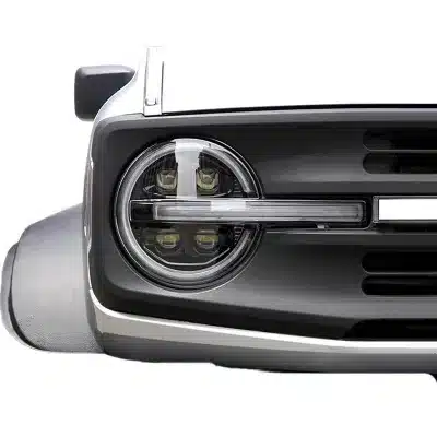 LED Headlight Assembly with Four-Lens Projector and Daytime Running Lights for Ford Bronco LED Headlight Assembly with Four-Lens Projector and Daytime Running Lights for Ford Bronco