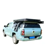 Manganese Steel Truck Bed Cover for Great Wall King Kong Po, Half-Height Tailgate Tent Awning Camping Accessory