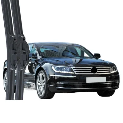 All-Weather Frameless Windshield Wiper Blades Multipurpose Silent Rubber Strip for VW Phaeton All-Weather Frameless Windshield Wiper Blades Multipurpose Silent Rubber Strip for VW Phaeton