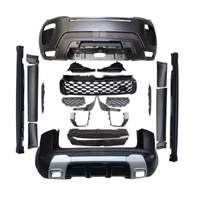Front and Rear Bumper Body Conversion Kit for Range Rover Evoque 2012-2015 Upgrade to 2018 Style Front and Rear Bumper Body Conversion Kit for Range Rover Evoque 2012-2015 Upgrade to 2018 Style