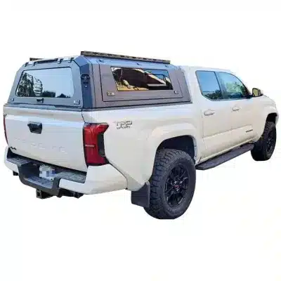 Truck Bed Cap for 2024 Tacoma 5ft Bed Pickups with Sliding Side Windows Truck Bed Cap for 2024 Tacoma 5ft Bed Pickups with Sliding Side Windows