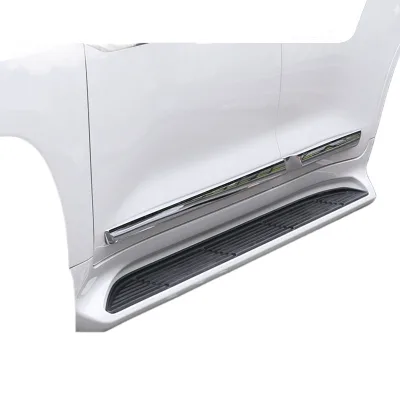 Heavy-Duty Aluminum Running Boards Side Steps Rail Kit for Toyota Land Cruiser LC200 LC300 2008-2022 Heavy-Duty Aluminum Running Boards Side Steps Rail Kit for Toyota Land Cruiser LC200 LC300 2008-2022