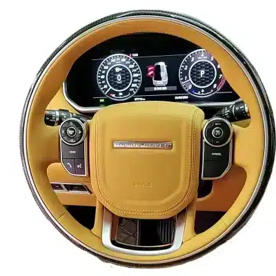 Carbon Fiber and Wood Trim Steering Wheel Replacement for Land Rover Range Rover Sport Carbon Fiber and Wood Trim Steering Wheel Replacement for Land Rover Range Rover Sport
