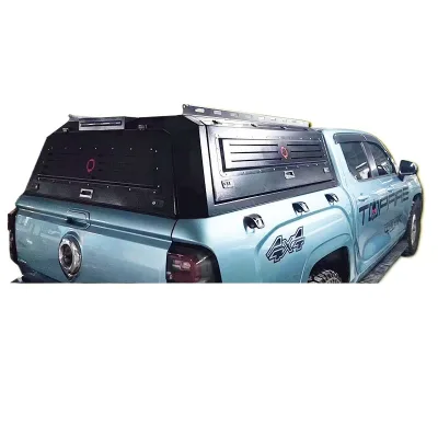 Pickup Truck Bed Cover Full Welded Three-Door Manganese Steel High-Top Cargo Box for Great Wall King Kong Cannon Pickup Truck Bed Cover Full Welded Three-Door Manganese Steel High-Top Cargo Box for Great Wall King Kong Cannon