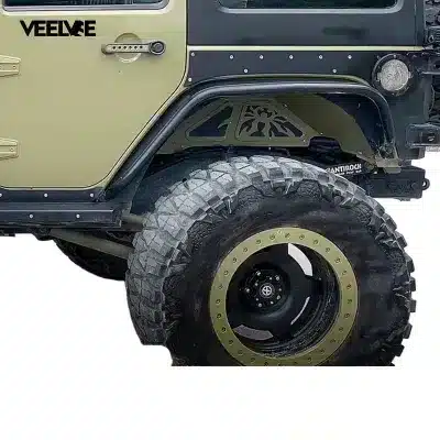 Suitable for Jeep Wrangler JKJL 07-17 poisonous spider wheel eyebrow lining aluminum alloy leaf board lining Suitable for Jeep Wrangler JKJL 07-17 poisonous spider wheel eyebrow lining aluminum alloy leaf board lining