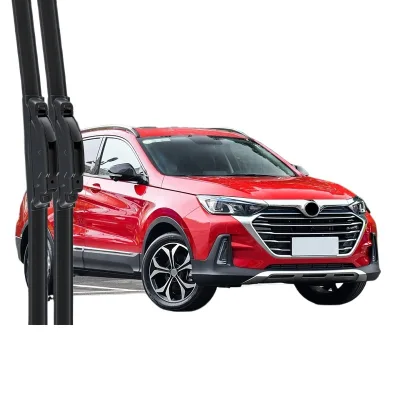 Universal Frameless Windshield Wiper Blades Soft Silent Rubber Multi-Functional Front Window Wipers for BAIC Senova X55 Universal Frameless Windshield Wiper Blades Soft Silent Rubber Multi-Functional Front Window Wipers for BAIC Senova X55