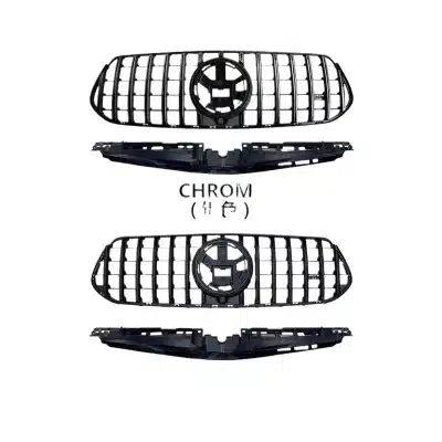 Front Bumper Grille Replacement Mesh for Mercedes-Benz GLE-Class W167 2024 GLE53 GLE63 Style Radiator Cover