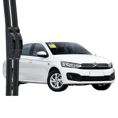 Multi-Function Frameless Wiper Blades Heavy Duty Silent Rubber Front Windshield Wipers for Citroen Elysee Multi-Function Frameless Wiper Blades Heavy Duty Silent Rubber Front Windshield Wipers for Citroen Elysee