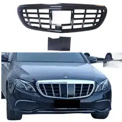 Front Bumper Grille Brabus Style Mesh Grille for Mercedes-Benz E-Class W213 E300 Front Bumper Grille Brabus Style Mesh Grille for Mercedes-Benz E-Class W213 E300