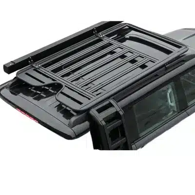 Heavy-Duty Roof Rack Platform Crossbar System with Side Ladder and Extension Brackets Compatible with Beijing BJ40 Off-Road Modification Heavy-Duty Roof Rack Platform Crossbar System with Side Ladder and Extension Brackets Compatible with Beijing BJ40 Off-Road Modification