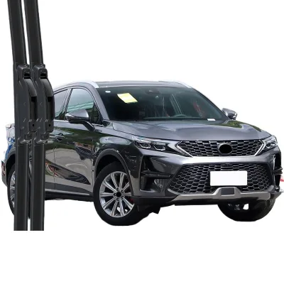 Frameless Windshield Wiper Blades for GAC Trumpchi GS4 COUPE Silent Natural Rubber Front Windscreen Wipers Pair Frameless Windshield Wiper Blades for GAC Trumpchi GS4 COUPE Silent Natural Rubber Front Windscreen Wipers Pair