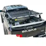 Pickup Truck Bed Rack System with Retractable Tonneau Cover and Luggage Platform for Great Wall Pao and Jiangling Grand Avenue