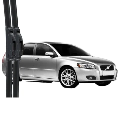 Professional Frameless Windshield Wiper Blades All-Season Silent Rubber Strip for Volvo V50 Professional Frameless Windshield Wiper Blades All-Season Silent Rubber Strip for Volvo V50