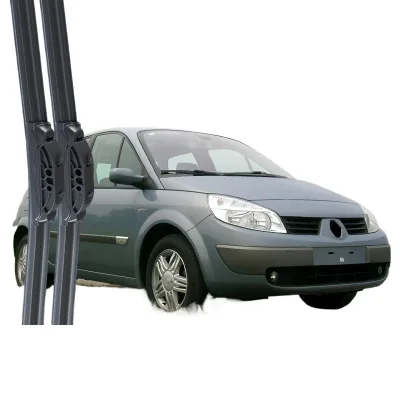 Front Windshield Wiper Blades for Renault Scenic, Silent Frameless Premium Rubber Wiper Set Front Windshield Wiper Blades for Renault Scenic, Silent Frameless Premium Rubber Wiper Set