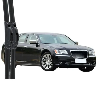 Professional Frameless Windshield Wiper Blades All-Season Silent Rubber Strip for Chrysler 300C Professional Frameless Windshield Wiper Blades All-Season Silent Rubber Strip for Chrysler 300C