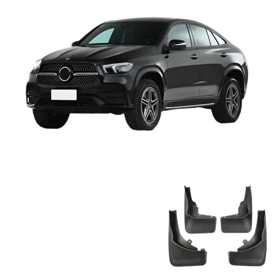 Soft Rubber Mud Flaps Splash Guards for 2020-2024 Mercedes-Benz GLE Coupe (Models Without Running Boards) Soft Rubber Mud Flaps Splash Guards for 2020-2024 Mercedes-Benz GLE Coupe (Models Without Running Boards)