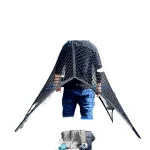 Pickup Truck Bed Storage Net Cargo Elastic Retainer for DMAX Reimag Lingtuo