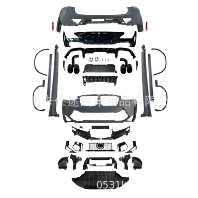 X4M Style Body Kit Front and Rear Bumper Set Compatible with BMW X4 G02 LCI 2022-2025 Sport Edition X4M Style Body Kit Front and Rear Bumper Set Compatible with BMW X4 G02 LCI 2022-2025 Sport Edition
