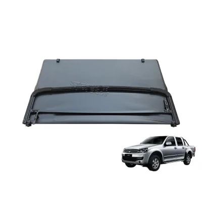Soft Tri-Fold Truck Bed Tonneau Cover Waterproof Vinyl Rear Cargo Box Cover Compatible with Great Wall Wingle 5 6 7 Soft Tri-Fold Truck Bed Tonneau Cover Waterproof Vinyl Rear Cargo Box Cover Compatible with Great Wall Wingle 5 6 7