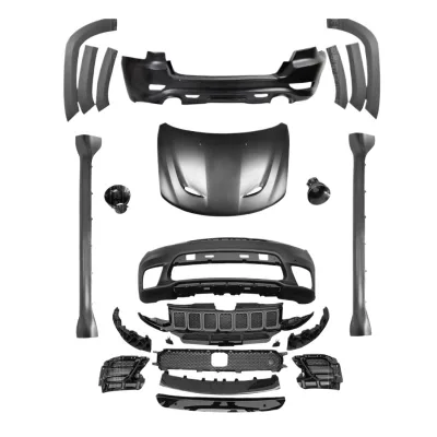 Front Bumper Lip Spoiler SRT Style Body Kit for Jeep Grand Cherokee Front Bumper Lip Spoiler SRT Style Body Kit for Jeep Grand Cherokee