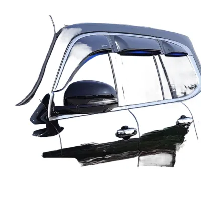 Tank 500hi4t rain shield fully electroplated 6 pieces of car window rain eyebrow off-road modified rain shield body decoration accessories Tank 500hi4t rain shield fully electroplated 6 pieces of car window rain eyebrow off-road modified rain shield body decoration accessories