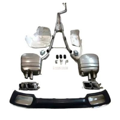 Exhaust Muffler Tip Tailpipe Rear Bumper Lip Upgraded Design for 7 Series F01 730 740 760 Exhaust Muffler Tip Tailpipe Rear Bumper Lip Upgraded Design for 7 Series F01 730 740 760