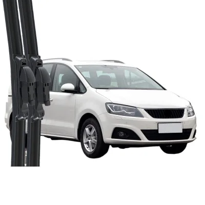 Multi-Functional Frameless Windshield Wiper Blades Silent Rubber Refills for SEAT Alhambra Multi-Functional Frameless Windshield Wiper Blades Silent Rubber Refills for SEAT Alhambra