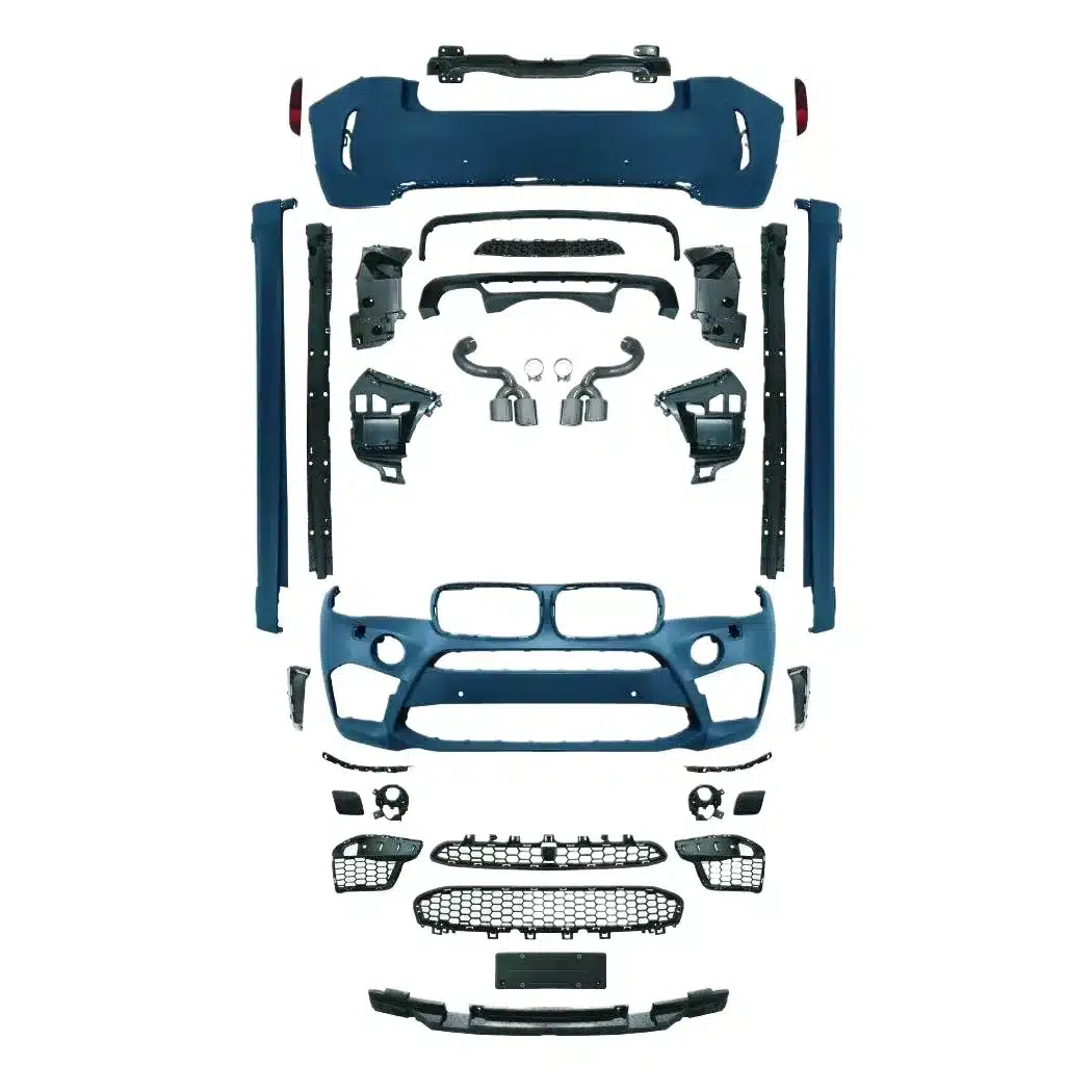 X6M Style Body Kit Bumper and Exhaust Conversion Set for BMW X6 F16