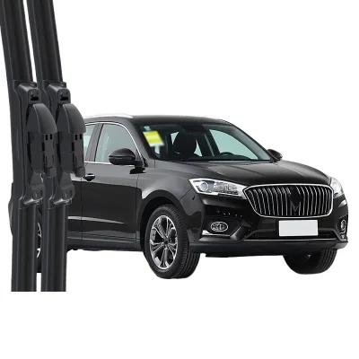 Professional Frameless Windshield Wiper Blades Multi-Fit Silent Rubber Strips for Borgward BX7 Front Window Professional Frameless Windshield Wiper Blades Multi-Fit Silent Rubber Strips for Borgward BX7 Front Window