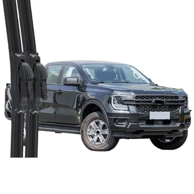 Multi-Functional Frameless Windshield Wiper Blades Silent Rubber Refills for Ford Ranger Multi-Functional Frameless Windshield Wiper Blades Silent Rubber Refills for Ford Ranger