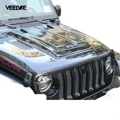 Suitable for 18-23 Wrangler Modified Hood Cover Louver Sticker Engine Hood Modified Decorative Accessories 4Xe Suitable for 18-23 Wrangler Modified Hood Cover Louver Sticker Engine Hood Modified Decorative Accessories 4Xe