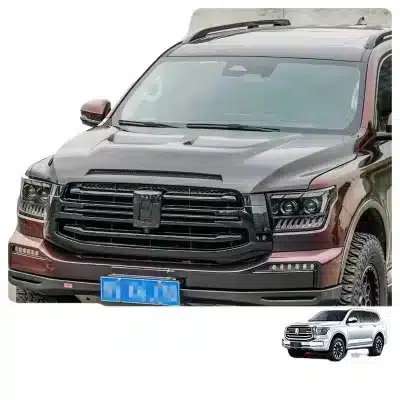 Real Carbon Fiber Bonnet Hood Cover Trim for Tank 500 Exterior Modification Overlay Real Carbon Fiber Bonnet Hood Cover Trim for Tank 500 Exterior Modification Overlay