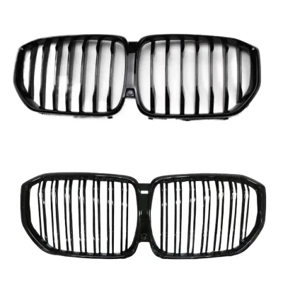 Front Kidney Grille for BMW X5 G05 Replacement Center Racing Grill Dual Slat Black Finish Front Kidney Grille for BMW X5 G05 Replacement Center Racing Grill Dual Slat Black Finish