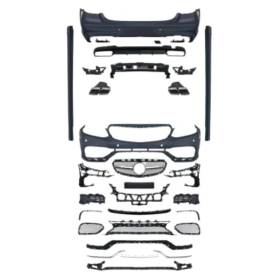 E63 Style Front and Rear Bumper Body Kit for Mercedes-Benz E-Class W212 2014-2015 E63 Style Front and Rear Bumper Body Kit for Mercedes-Benz E-Class W212 2014-2015