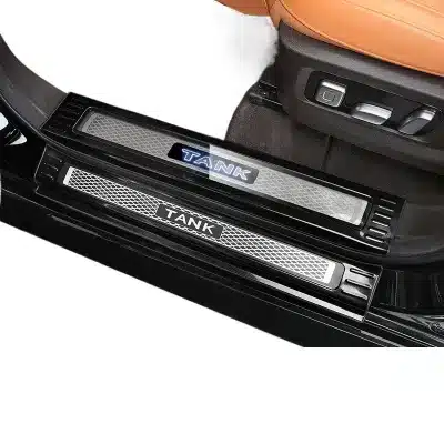 Suitable for Tank 500Hi4Z/T Door Sill Strip Rear Guard Modified Tailgate Welcome Pedal Stainless Steel Anti-Scratch Accessories Suitable for Tank 500Hi4Z/T Door Sill Strip Rear Guard Modified Tailgate Welcome Pedal Stainless Steel Anti-Scratch Accessories